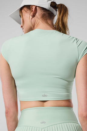Alosoft Crop Finesse Short Sleeve