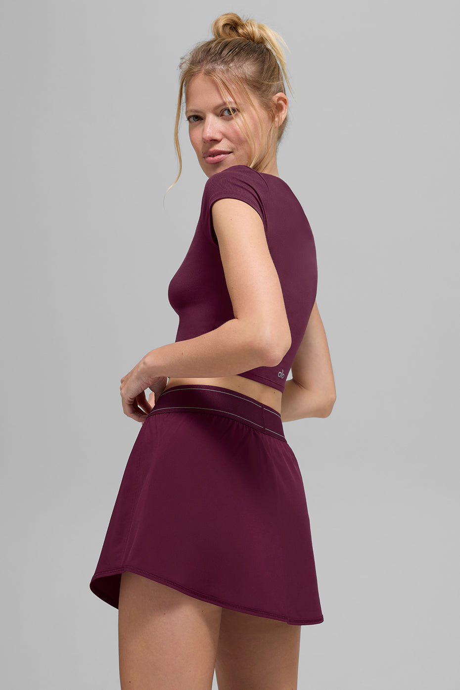 Alosoft Crop Finesse Short Sleeve