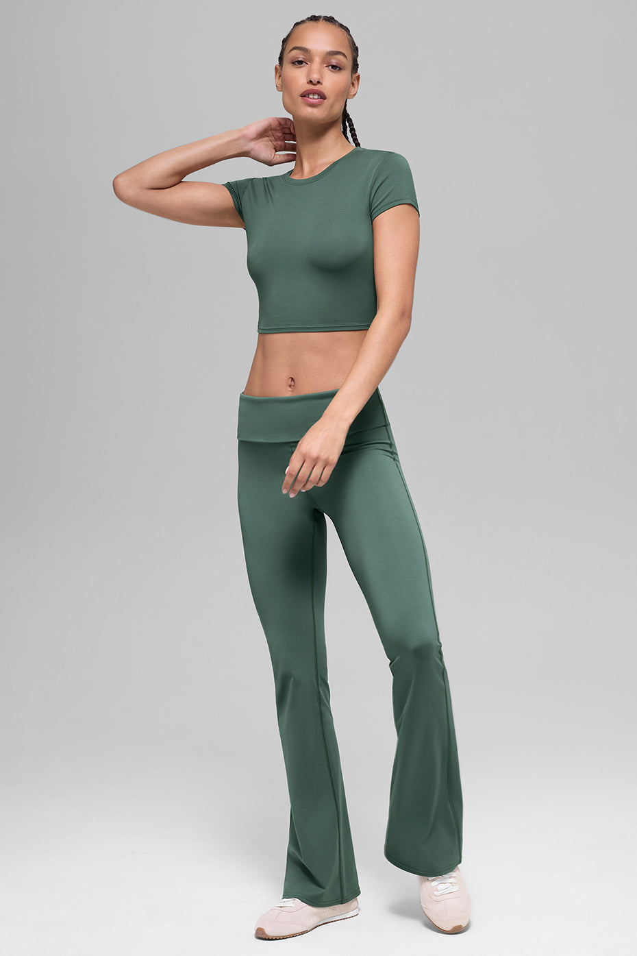 Alosoft Crop Finesse Short Sleeve