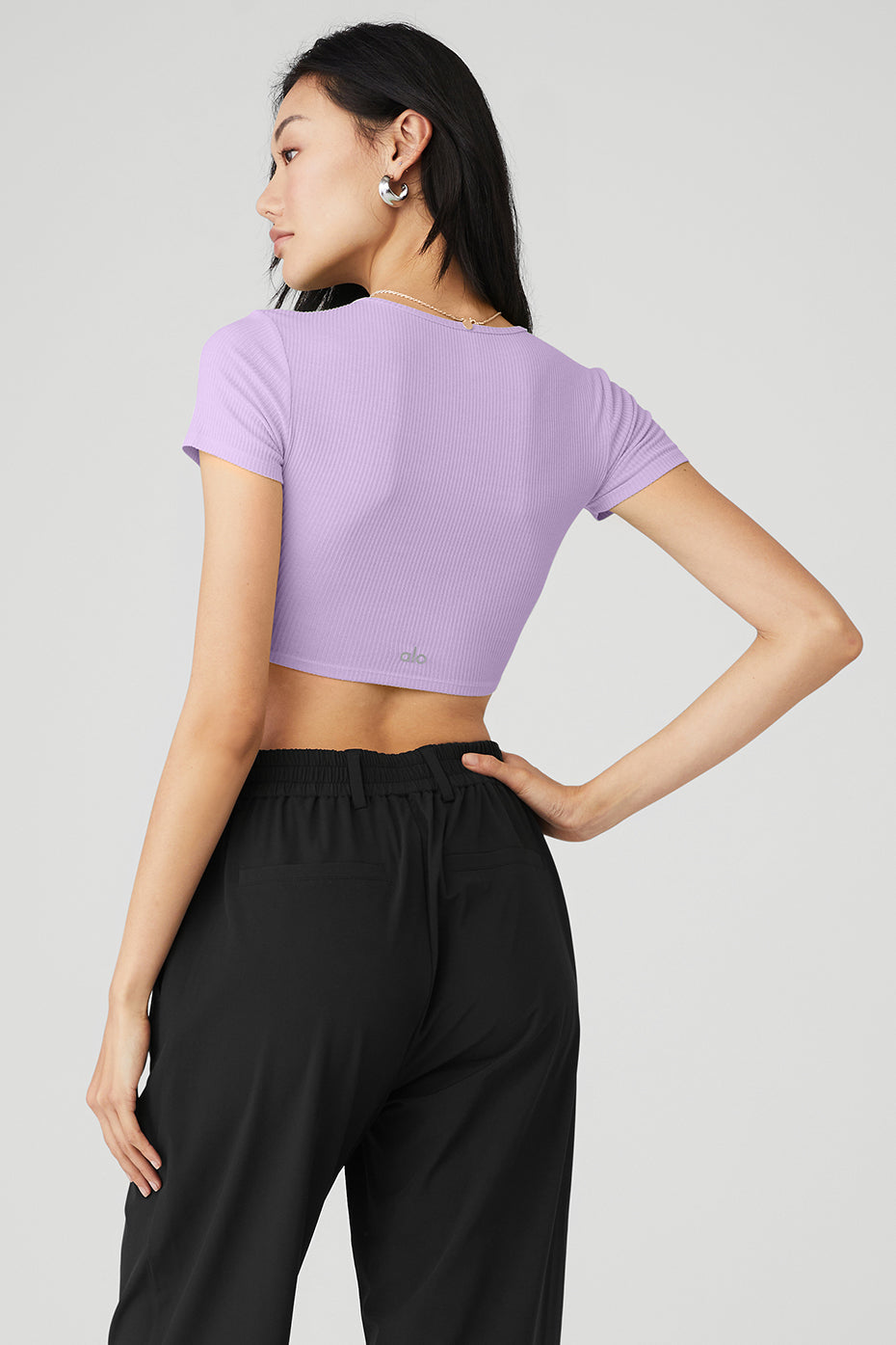 Ribbed Knotty Short Sleeve