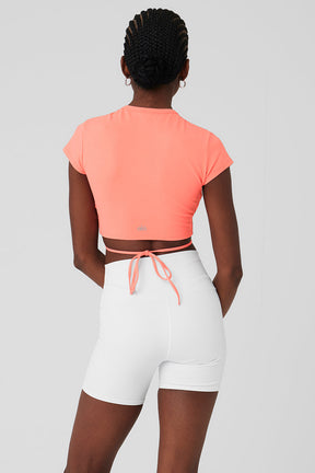 Airbrush Criss Cross Short Sleeve