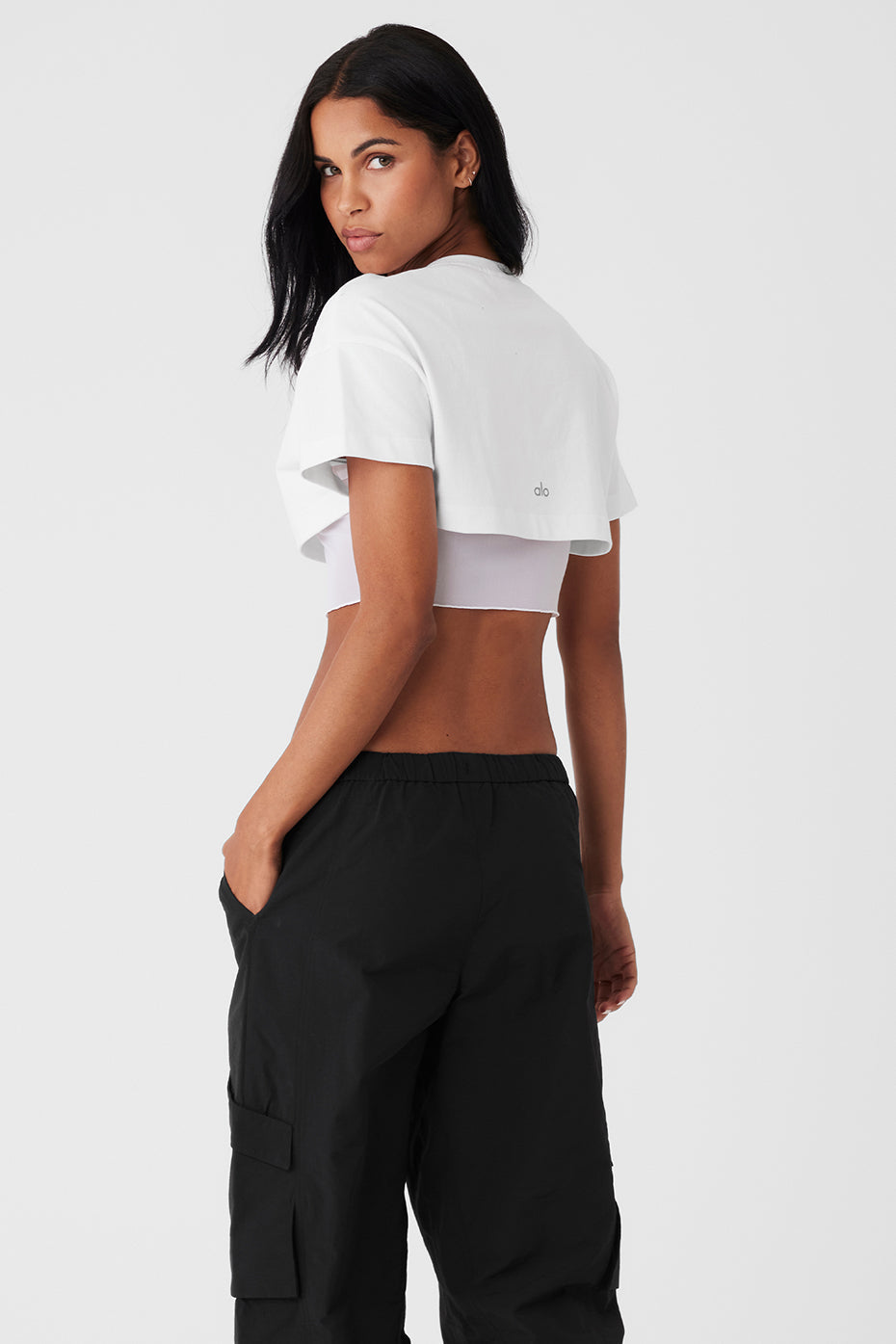 Made You Look Cropped Short Sleeve Tee