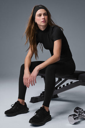 Ribbed Mesmerize Short Sleeve