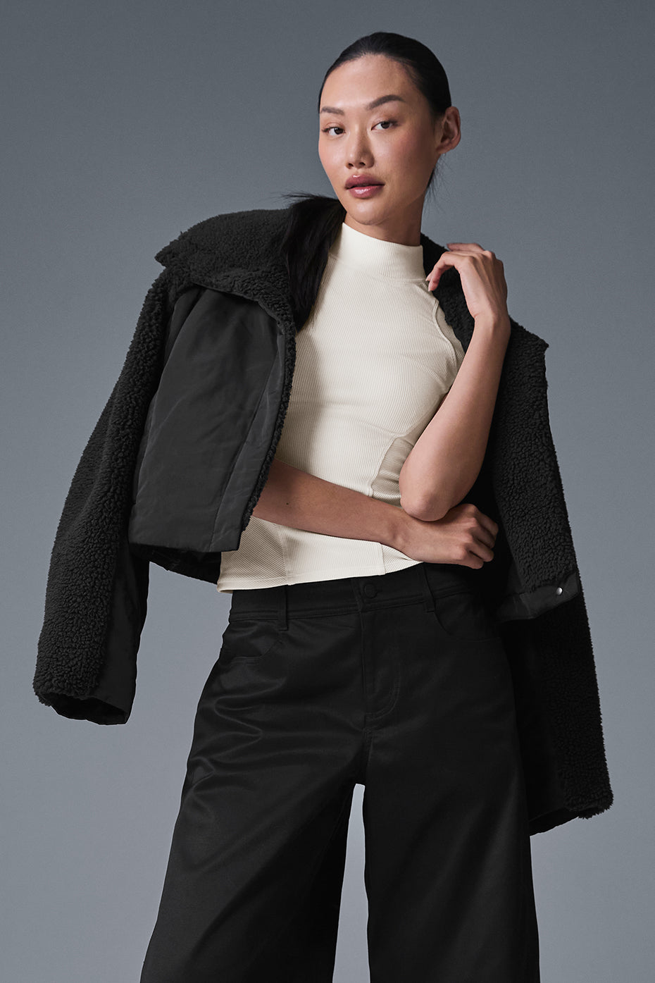 Ribbed Mesmerize Short Sleeve