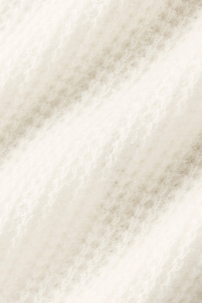 Cashmere Plush Waffle Polo Tee
