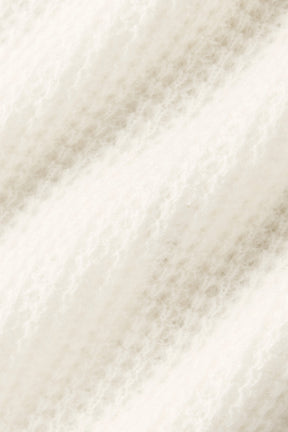 Cashmere Plush Waffle Polo Tee