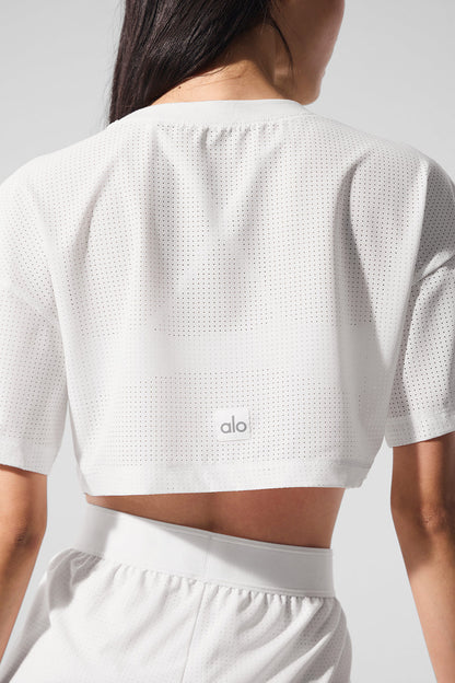 Mesh Cropped Mirage Tee