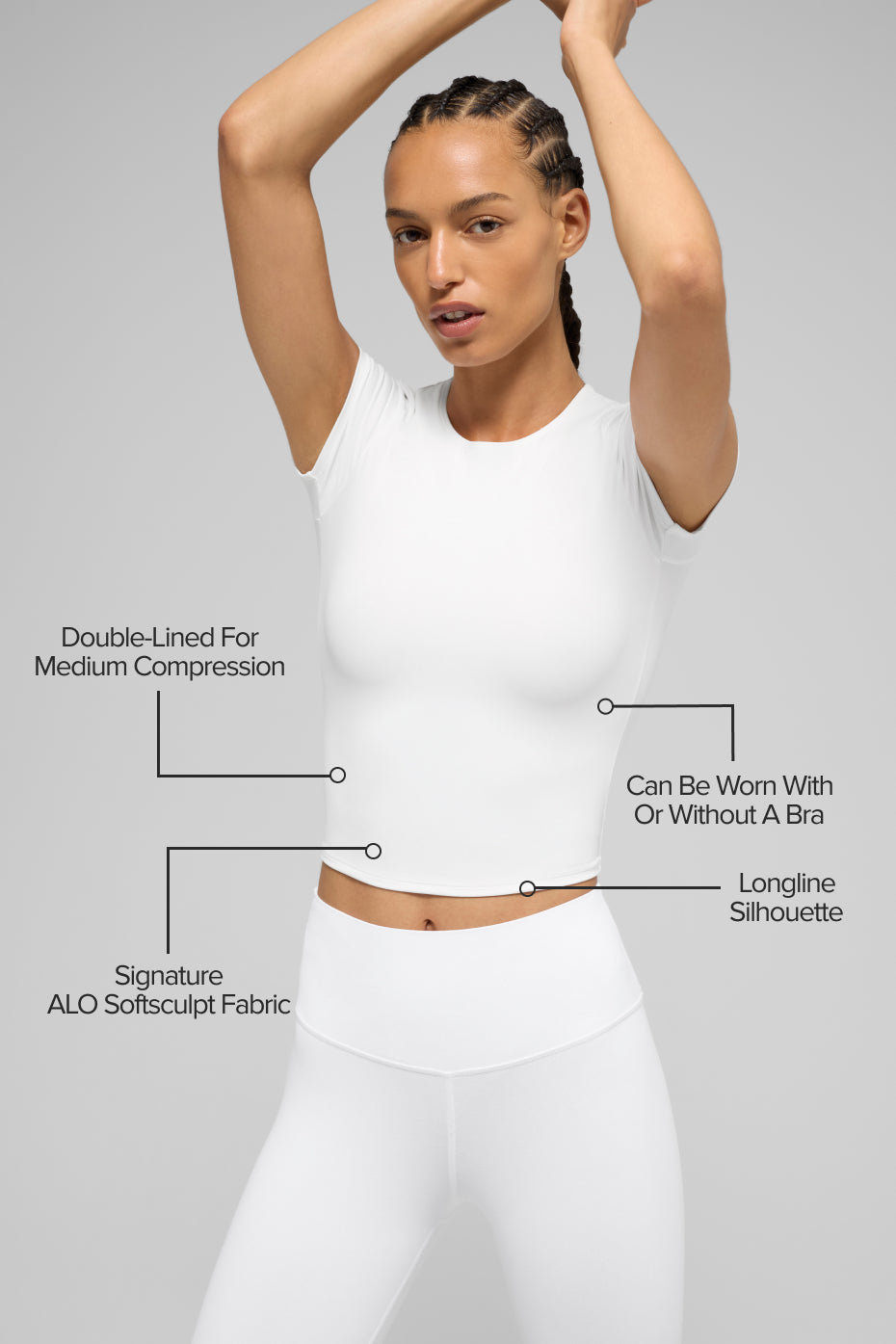 ALO Softsculpt Precision Short Sleeve Top