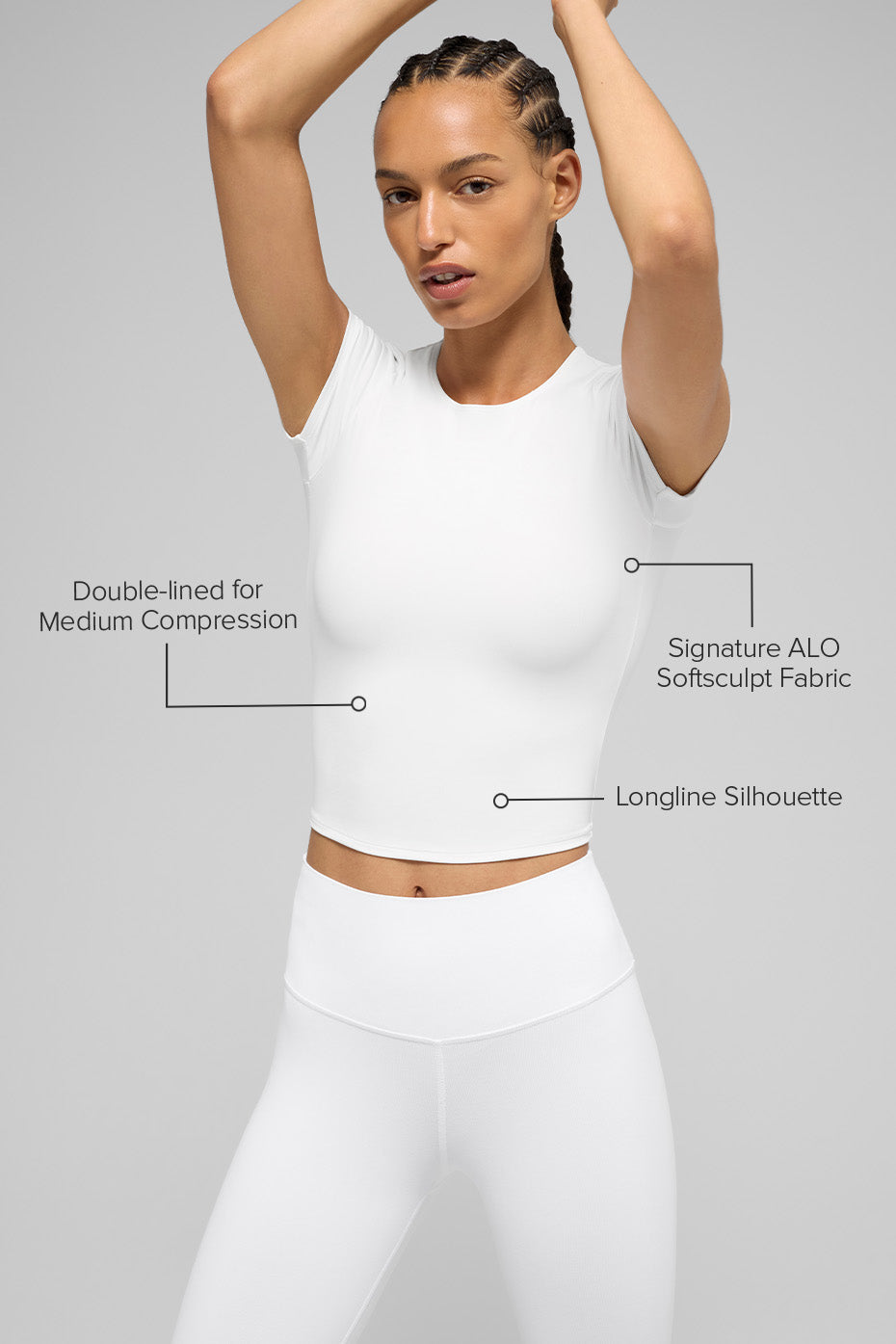 ALO Softsculpt Precision Short Sleeve Top