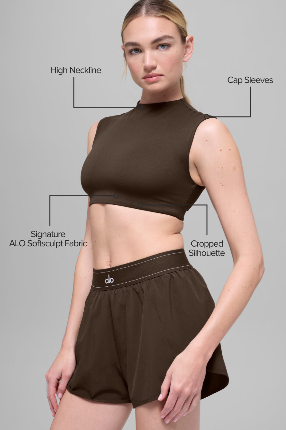 ALO Softsculpt Capped Out Short Sleeve