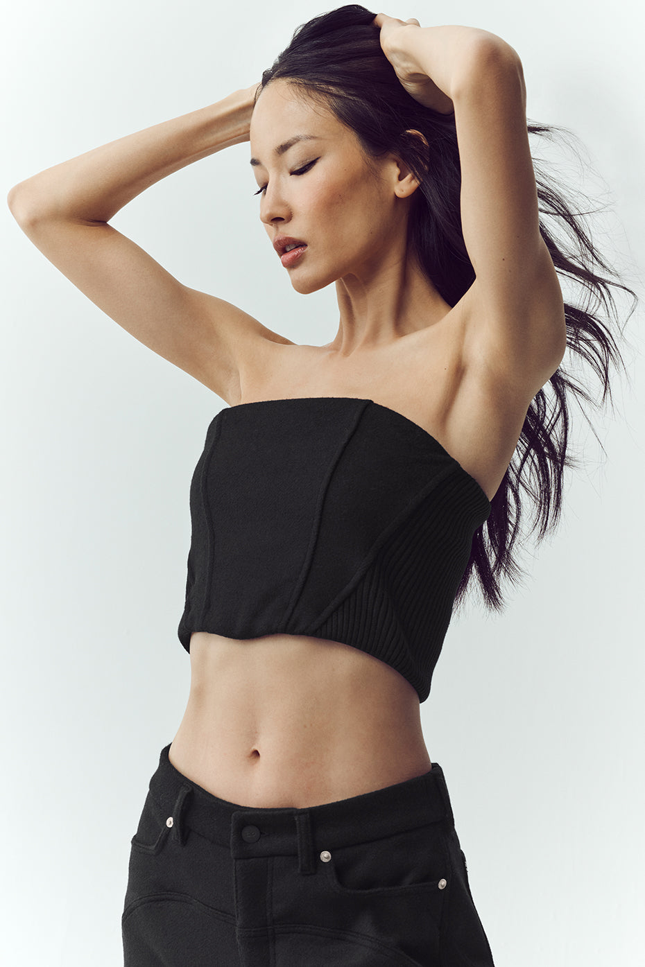Wool Blend Nightcap Corset Top