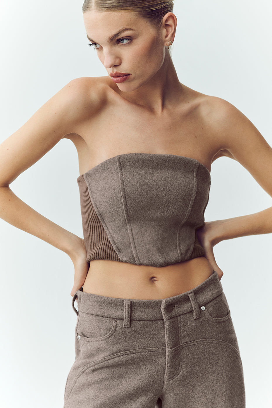 Wool Blend Nightcap Corset Top