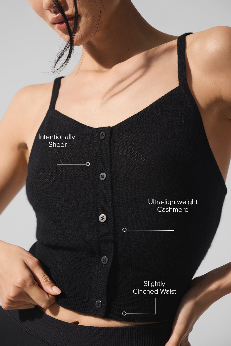 Sheer Cashmere Tank