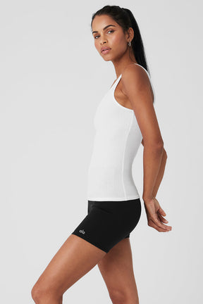 Ribbed Sea Coast Scoop Neck Tank