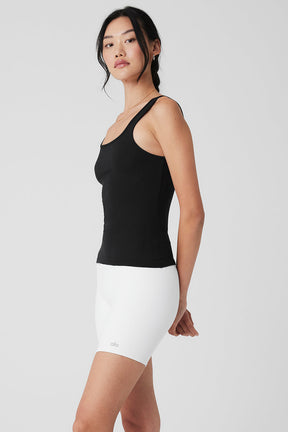 Ribbed Sea Coast Scoop Neck Tank