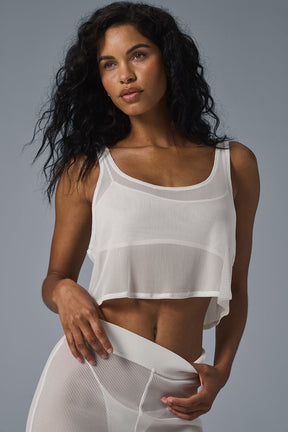 Striped Mesh Tropical Nights Tank