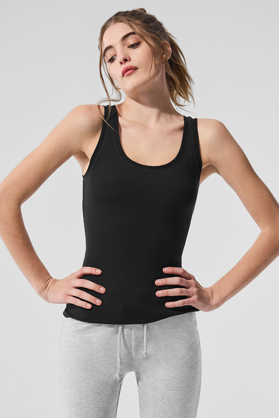 Ribbed Mesh Secret Tank