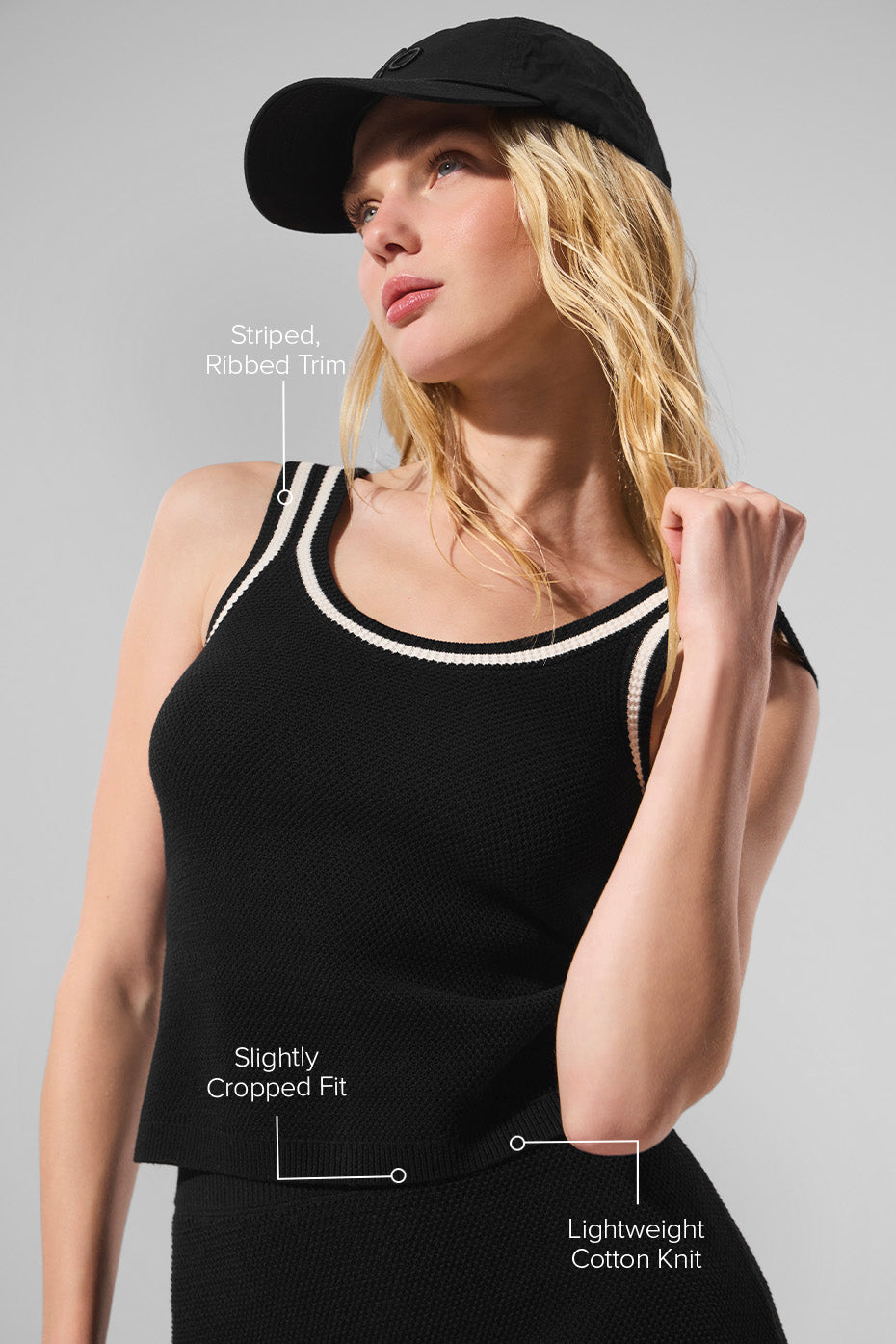 Tennis Club Sweater Knit Tank