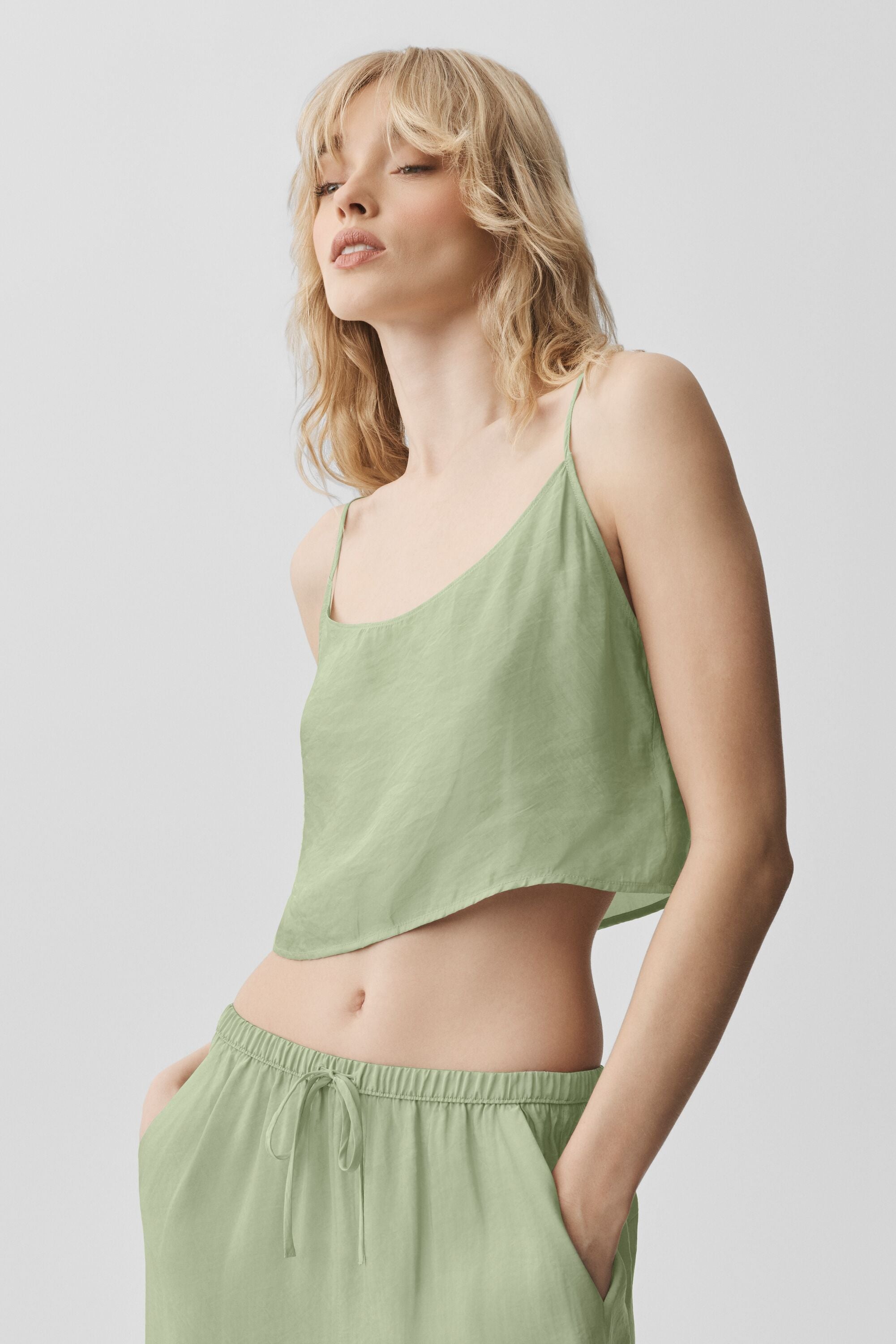 Semi-Sheer Golden Hour Tank