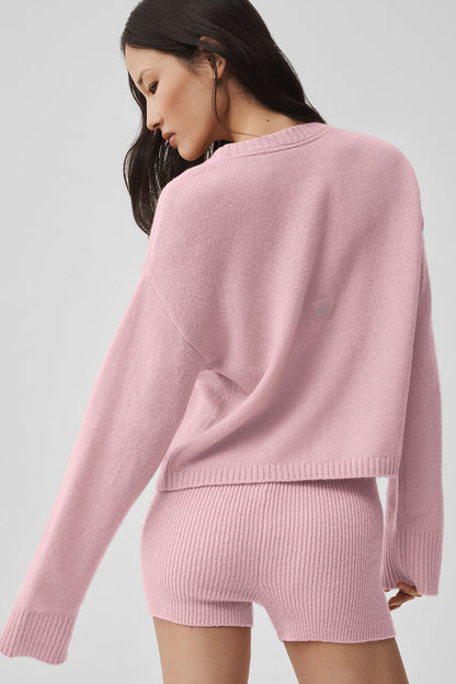 Wool Cashmere New Class Tie Cardigan