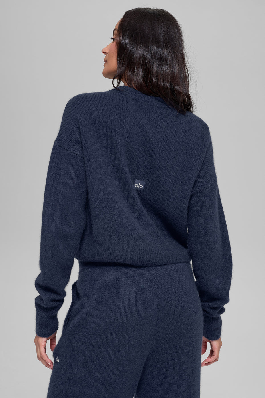 Wool Cashmere Cropped New Class Crewneck Sweater
