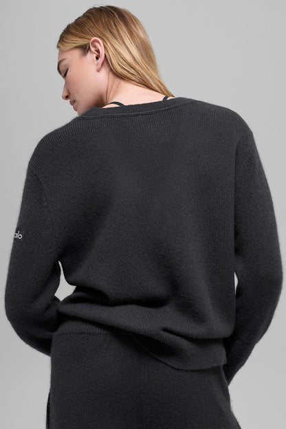 Wool Cashmere New Class Oversized V-Neck Sweater