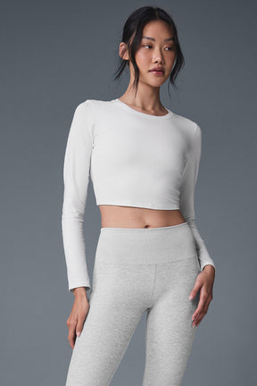 Alosoft Crop Finesse Long Sleeve