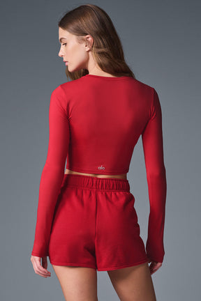 Alosoft Crop Finesse Long Sleeve