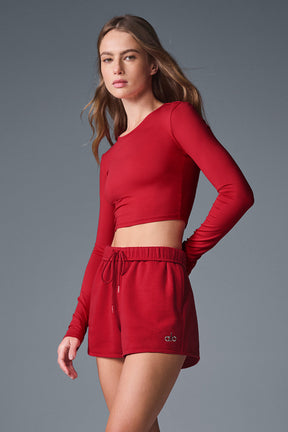Alosoft Crop Finesse Long Sleeve