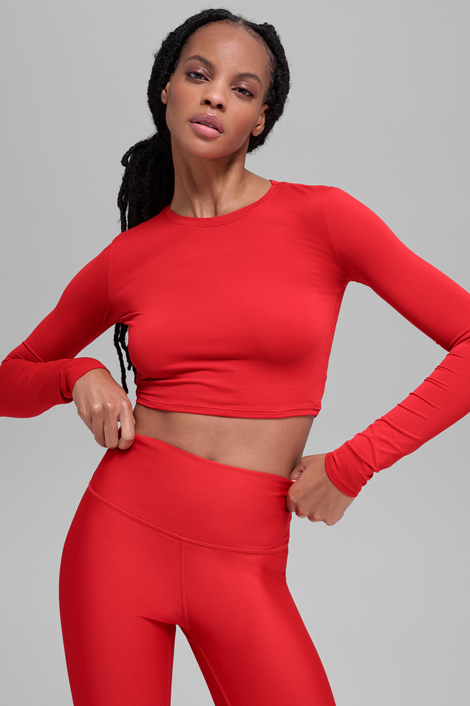 Alosoft Crop Finesse Long Sleeve