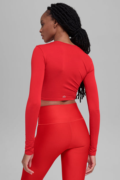 Alosoft Crop Finesse Long Sleeve