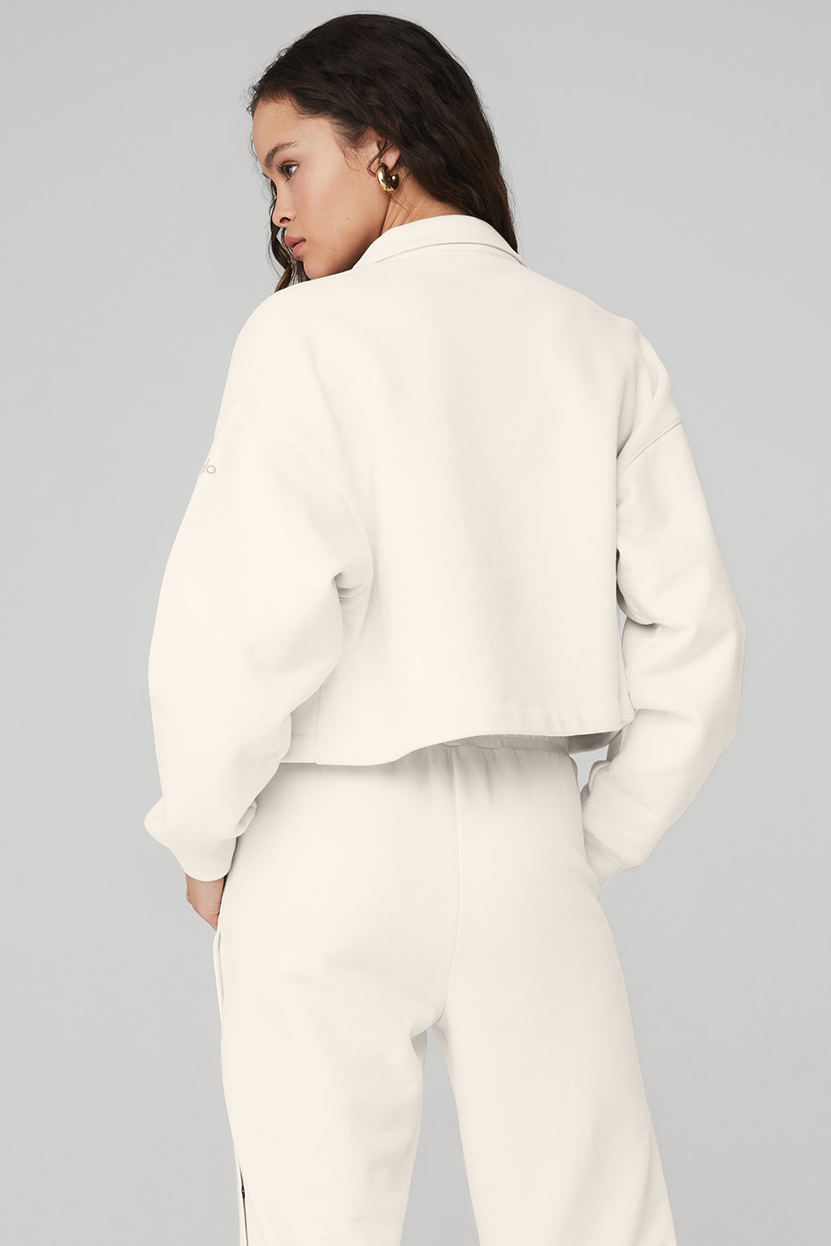 Renown Cropped Button-Up Pullover