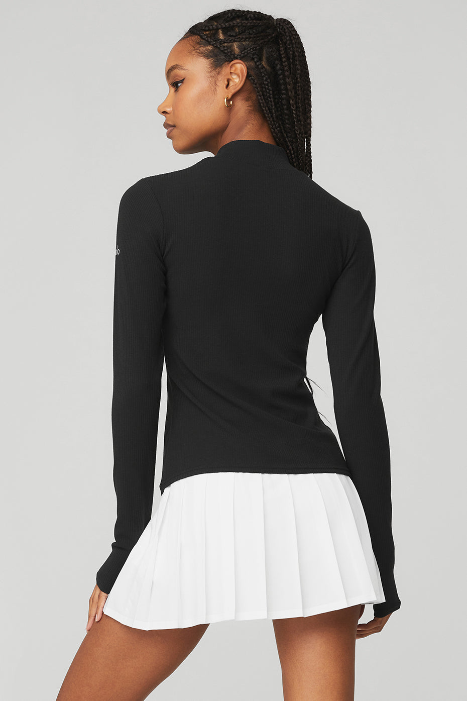 Wellness Rib Mock Neck Long Sleeve