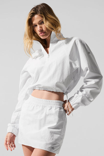 Cropped 1/4 Zip Alumni Pullover