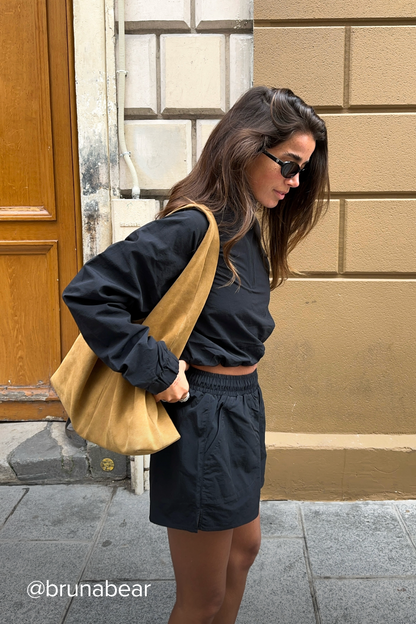 Cropped 1/4 Zip Alumni Pullover