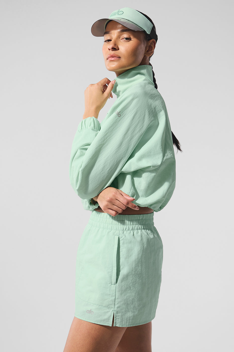 Cropped 1/4 Zip Alumni Pullover