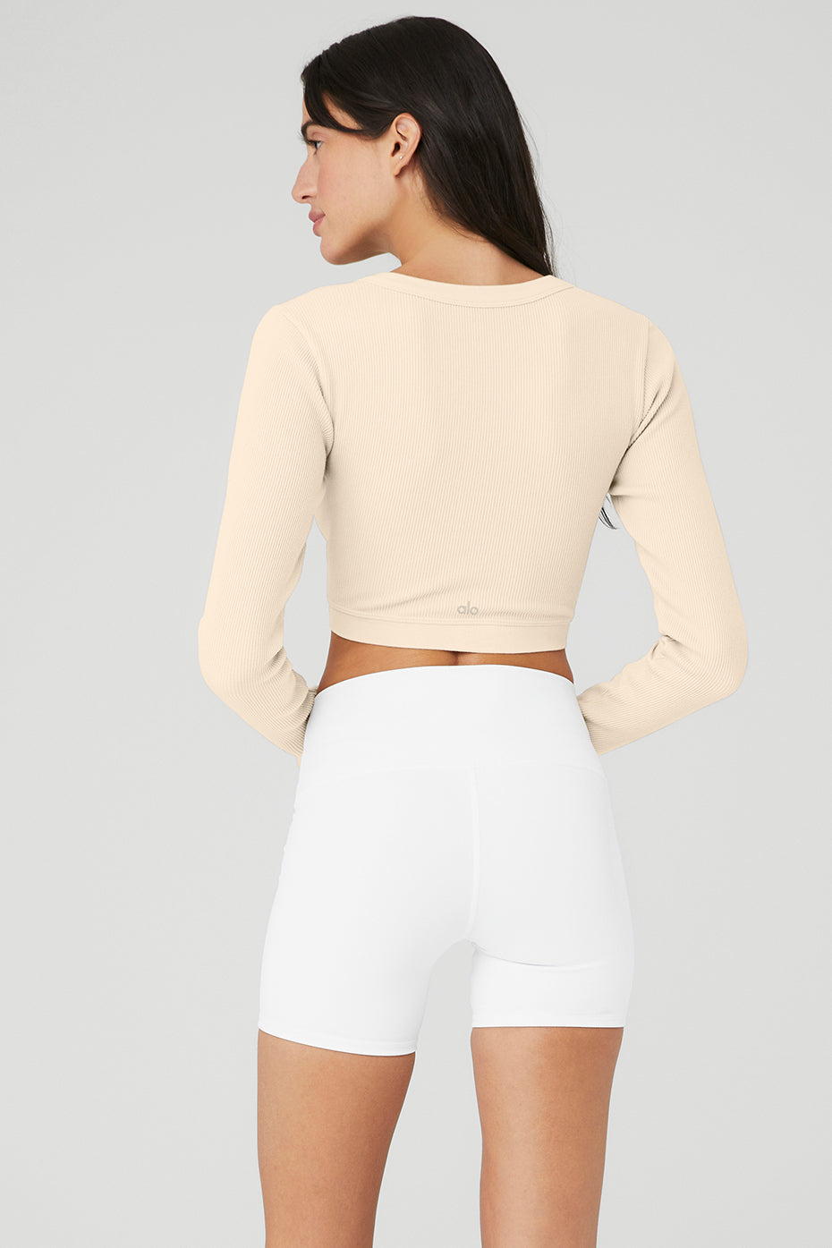Seamless Ribbed Cropped Serene Long Sleeve