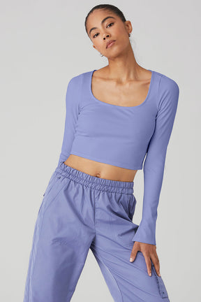 Alosoft Ribbed Show Stopper Long Sleeve Top