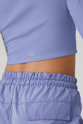 Alosoft Ribbed Show Stopper Long Sleeve Top