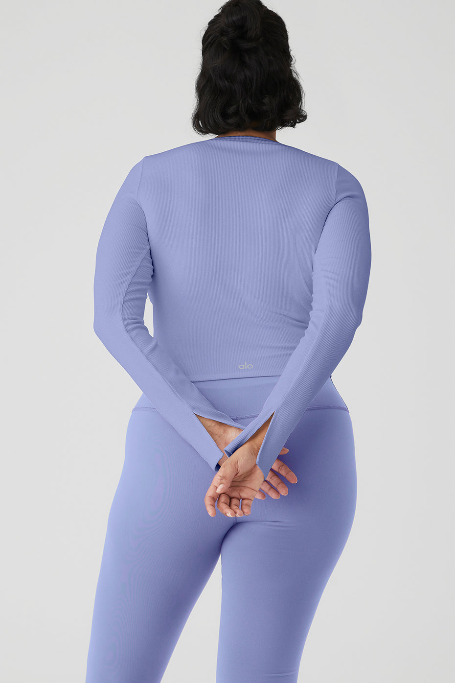 Alosoft Ribbed Show Stopper Long Sleeve Top