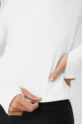 Alosoft Ribbed Frontrunner Long Sleeve