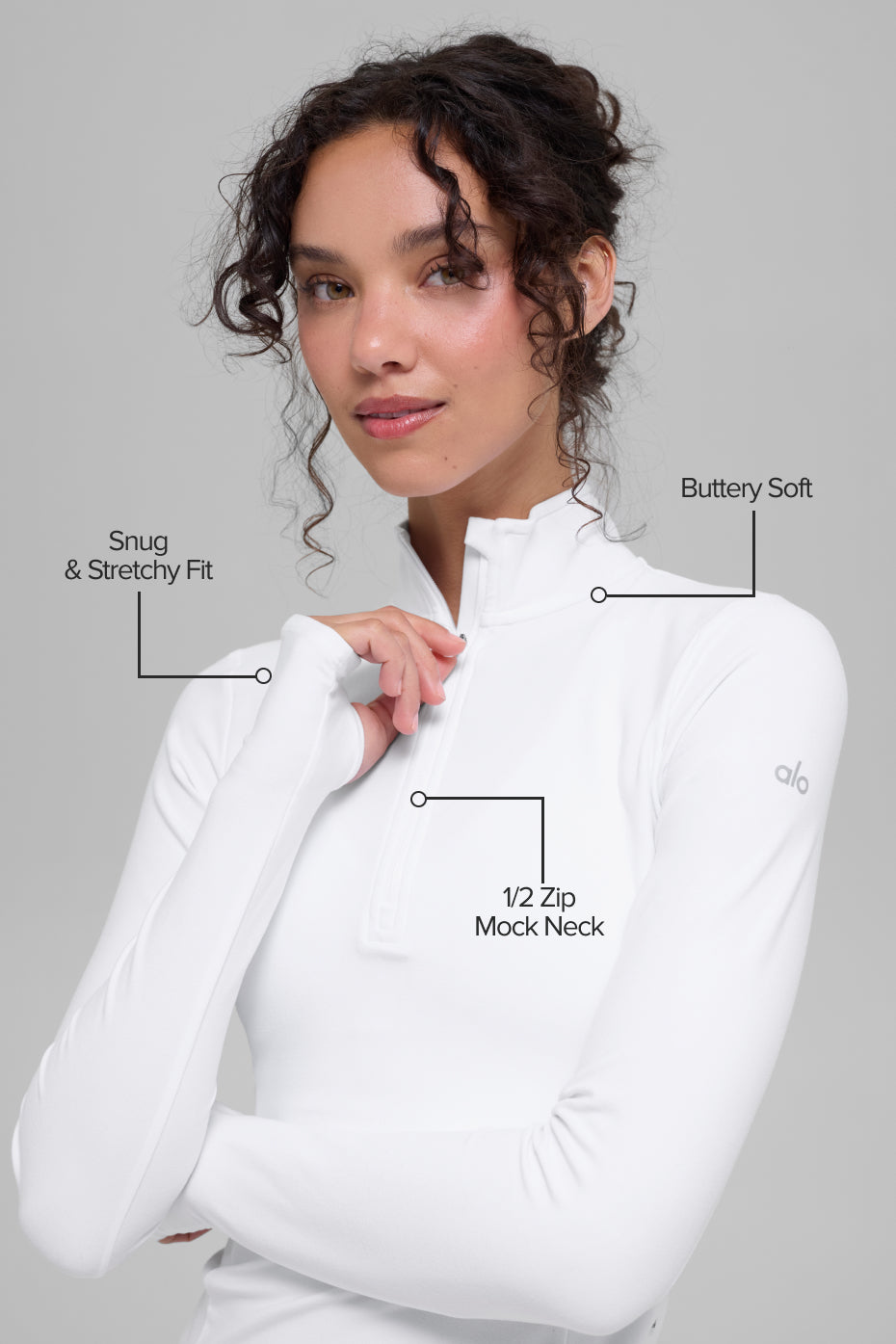 Alosoft 1/2 Zip Rapid Pullover