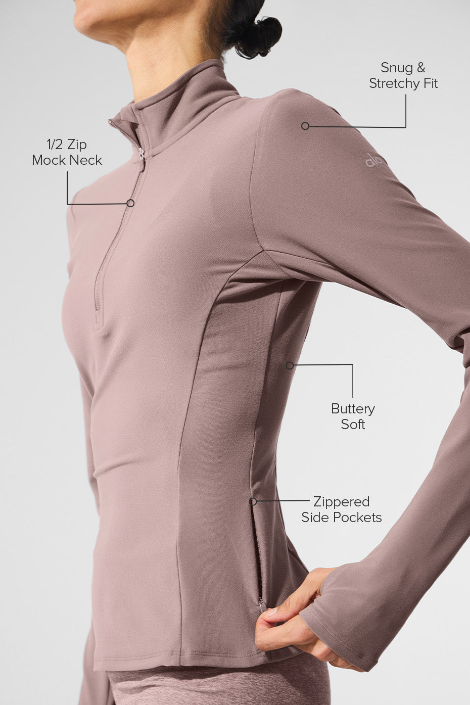 Alosoft 1/2 Zip Rapid Pullover