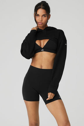 Cropped Shrug It Off Hoodie