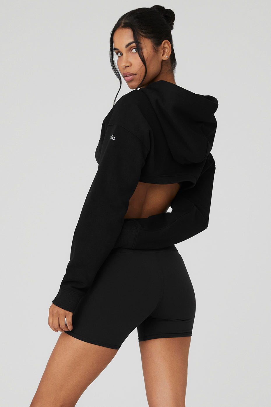 Cropped Shrug It Off Hoodie