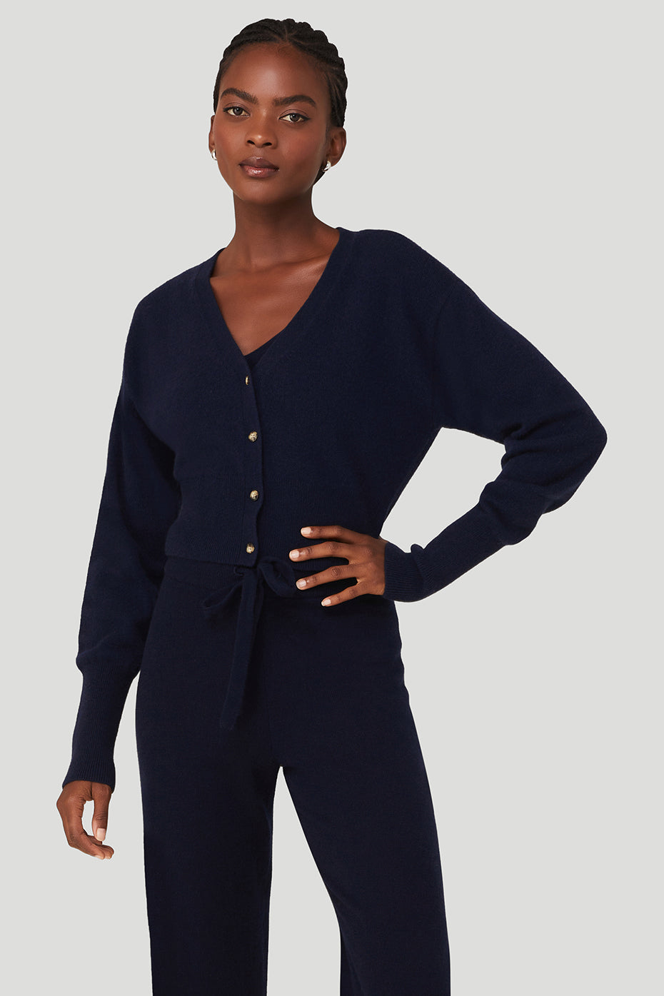 Cashmere Jet Set Cardigan