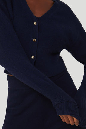 Cashmere Jet Set Cardigan