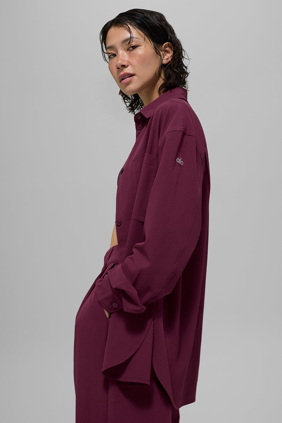 Dreamscape Button Down Long Sleeve