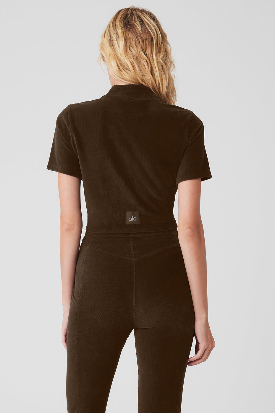 Micro Corduroy Winter Break Mock Neck