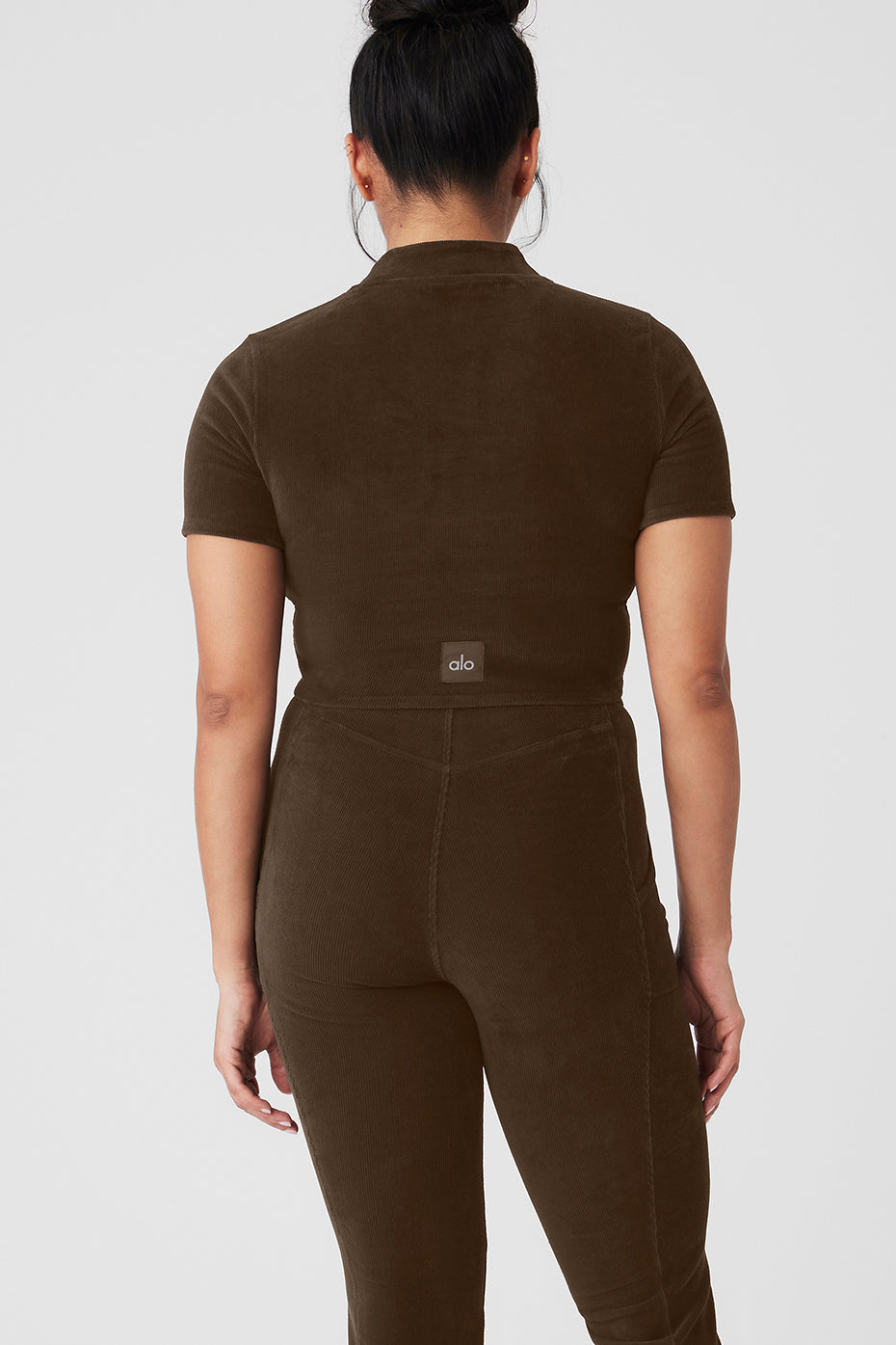 Micro Corduroy Winter Break Mock Neck